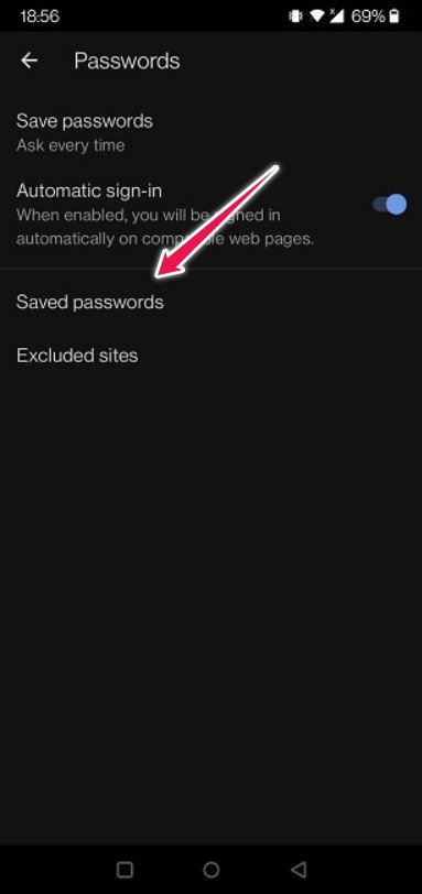 Автоматический выход из Google Opera Mobile Сохраненные пароли