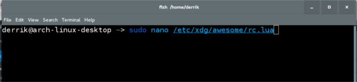 Awesome-wm-open-nano-edit-rc-lua-файл