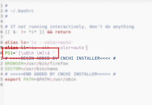 bashrc-ps1-линия