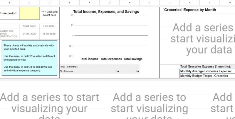 Лучшие шаблоны бюджета для Google Sheets Money Planner