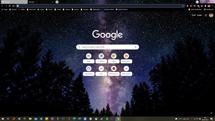 Лучшие темы Chrome Galaxy View