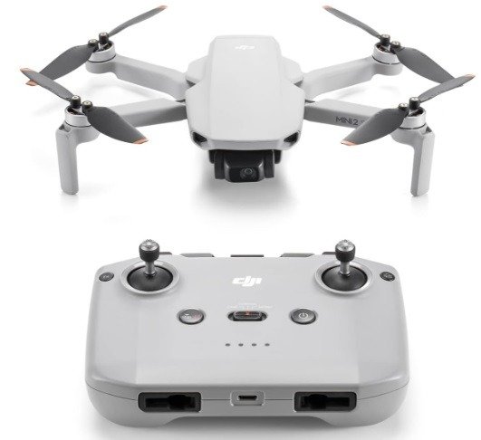 DJI Mini SE 2 с контроллером — один из лучших дронов с камерой.