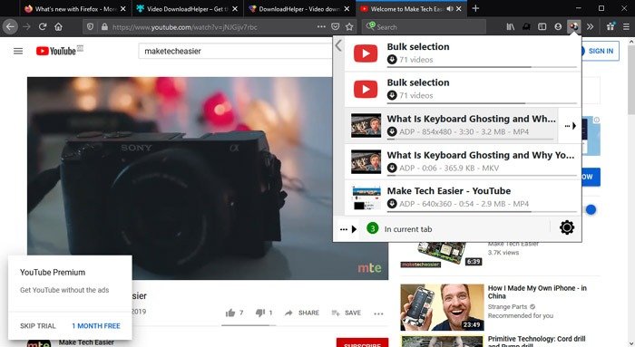 Помощник по загрузке видео о лучших расширениях Firefox