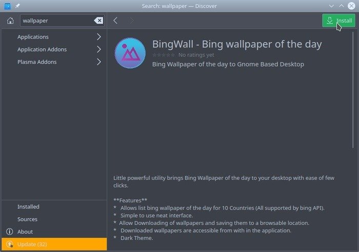 Лучшие программы для смены обоев Linux Установка Bingwall