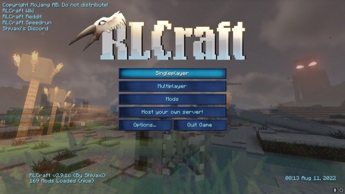 Лучшие моды для Майнкрафта Rlcraft