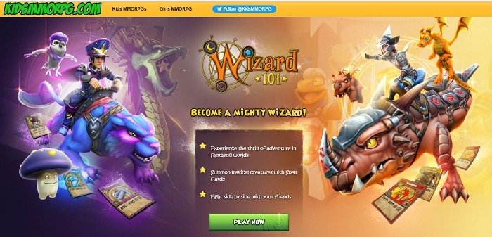 Лучшие онлайн-игры для игры с друзьями Wizard 101