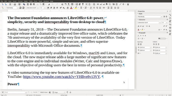 Лучшее программное обеспечение с открытым исходным кодом 2019 — Libreoffice