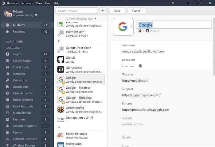 Лучший менеджер паролей 1password для Windows