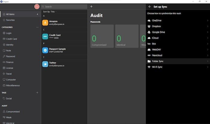 Лучший менеджер паролей Enpass Sync