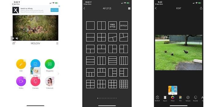 Лучшие приложения для фотоколлажей Iphone Moldiv