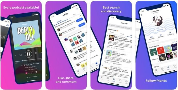 Лучшие приложения для подкастов iOS 2019 Breaker