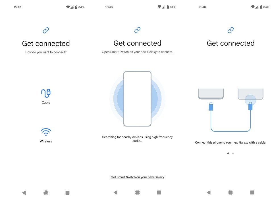 Обзор интерфейса Samsung Smart Switch.