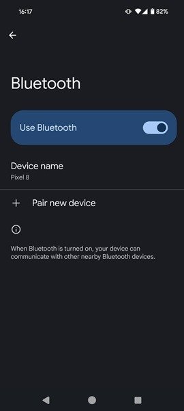 Отключение функции Bluetooth на устройстве Android.