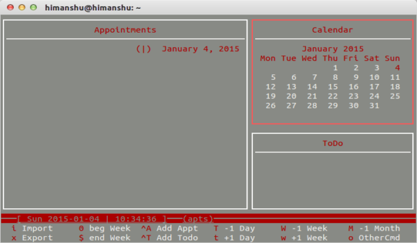 Calcurse-добавить-в<h2><span id=