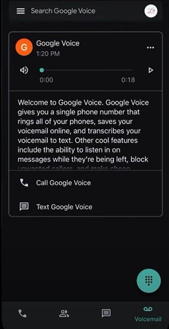 Настройка Google Voice для совершения звонков