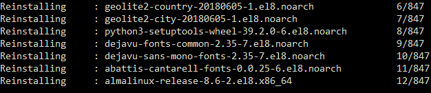 Centos Migrate Almalinux Reinstall 3