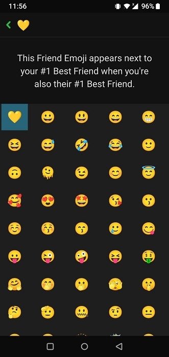 Приложение «Изменение друзей Emoji Snapchat»