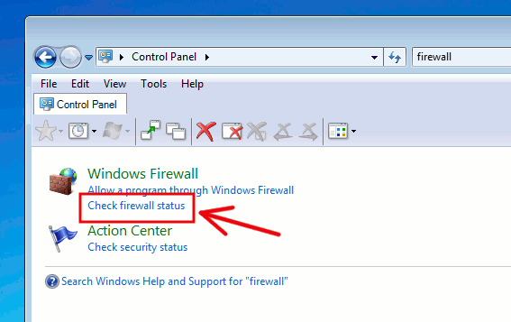 проверить-статус-брандмауэра