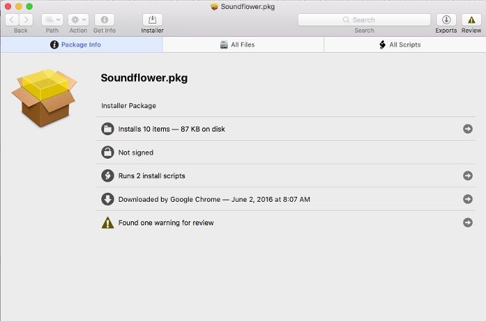 проверьте-mac-installer-package-info