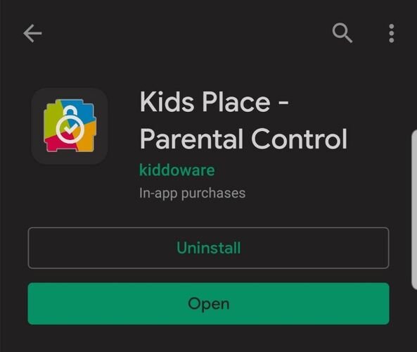 Детский защищенный телефон Android Kids Place Store