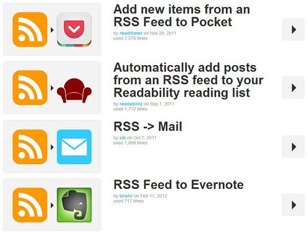 Отправьте RSS-канал ChimpFeedr на свою электронную почту, в Evernote и на другие сайты через IFTTT.