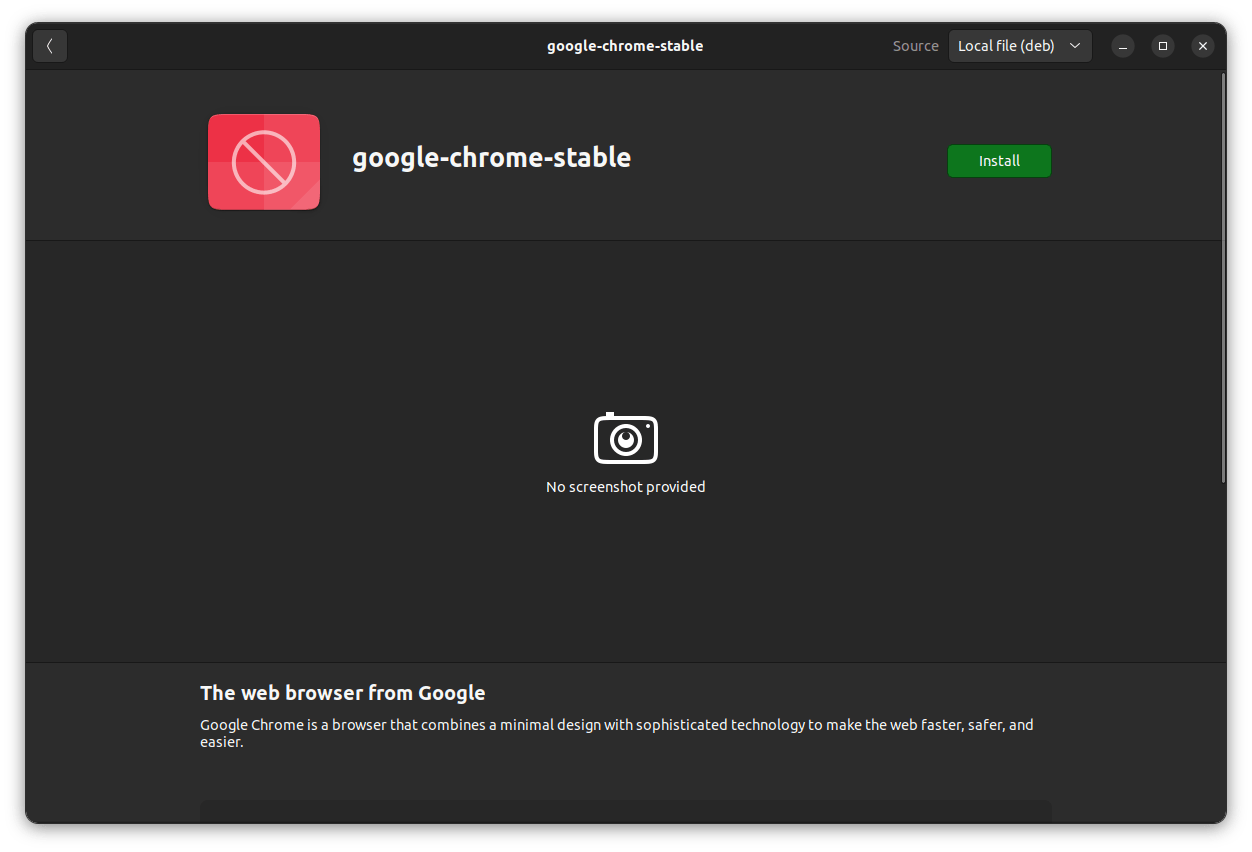 Установить браузер Chrome