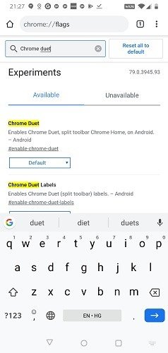 Chrome Layout Duet