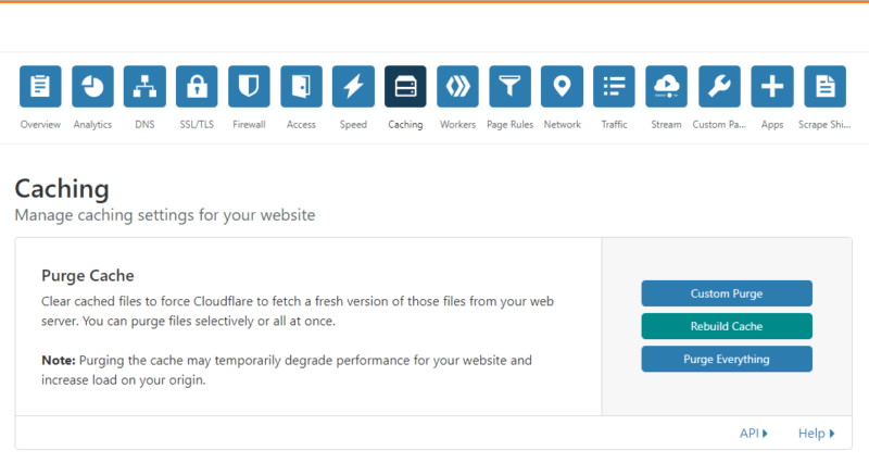 Кэш Cloudflare