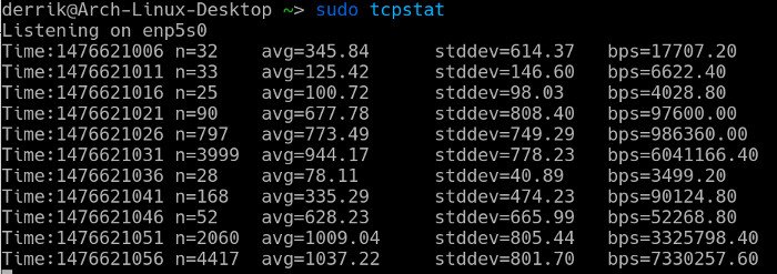 командная строка-tcpstat-мониторинг-сетевой карты