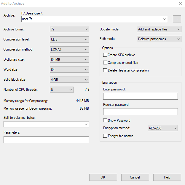 программное обеспечение для сжатия по сравнению с 7zip