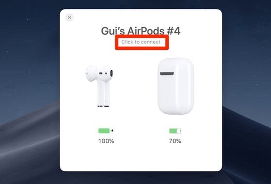 Подключите Airpods к Mac Airbuddy Connect