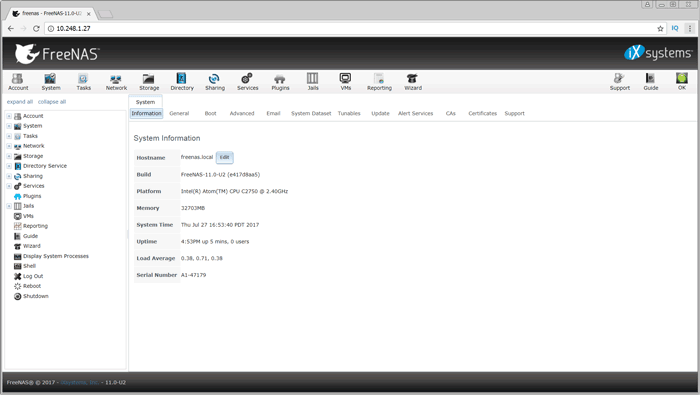 кусачки-стартовый пакет-freenas