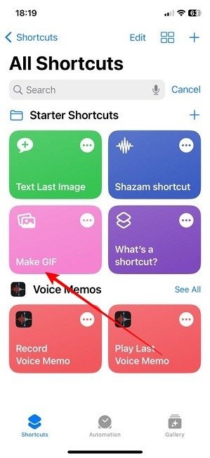 Создать Gif Imgur Ios Создать ярлыки Gif