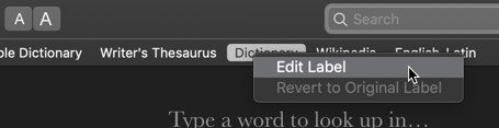 настроить-словарь-приложение-macos-edit-label