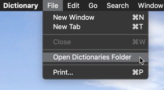 настроить-словарь-приложение-macos-открыть-папку-словарей