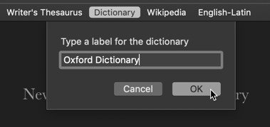 настроить-словарь-приложение-macos-переименовать-метку