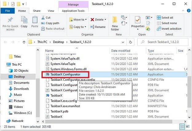 Настройка панели задач Windows 10 с помощью конфигуратора Taskbarx