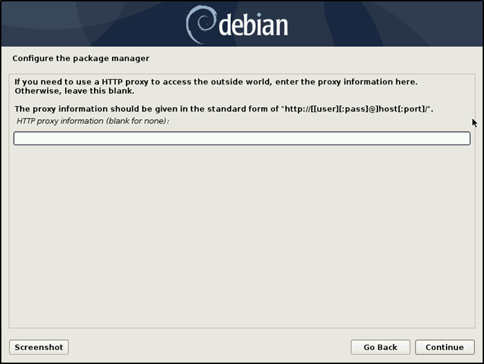 Установка прокси-сервера Debian