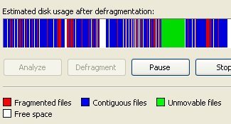 Инструмент дефрагментации Windows по умолчанию