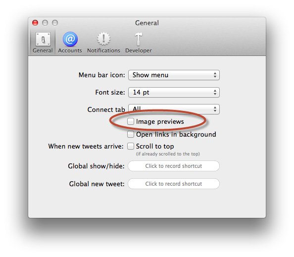 отключить-изображение-предварительный просмотр-twitter-mac
