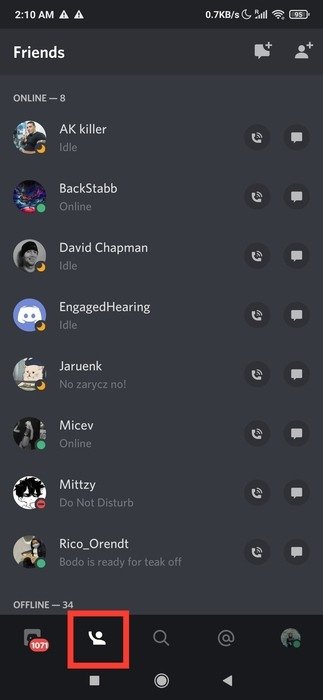 Иконка «Друзья в Discord»