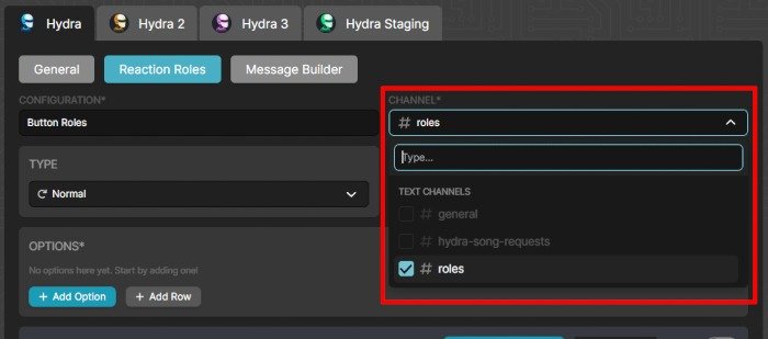 Discord Как добавить роли в канале Discord для бота Hydra