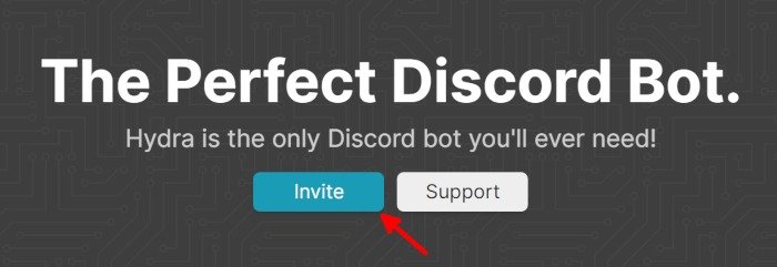 Discord Как добавить бота Hydra Получить ссылку для приглашения