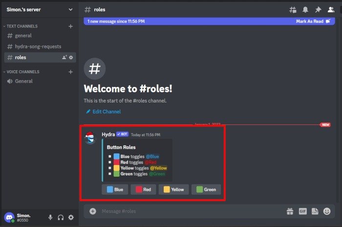 Discord Как добавить бота Hydra Роли реакции Hydra Discord