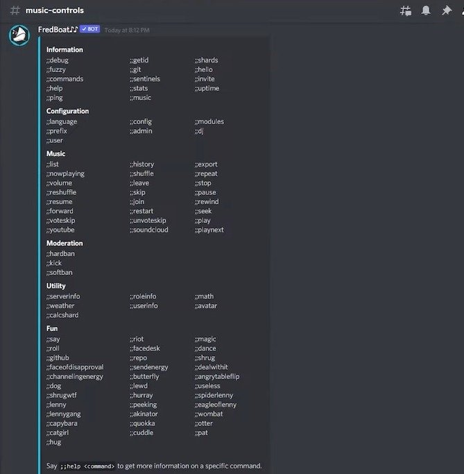 Музыкальные боты Discord, которые можно добавить на ваш сервер Fredboat