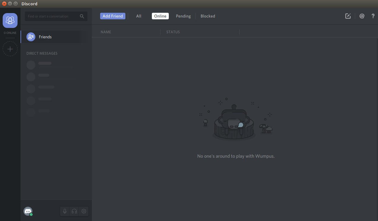 Discord работает на Ubuntu Linux