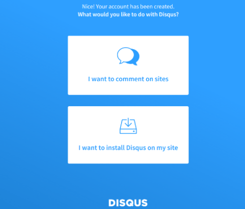 Disqus-первый вход