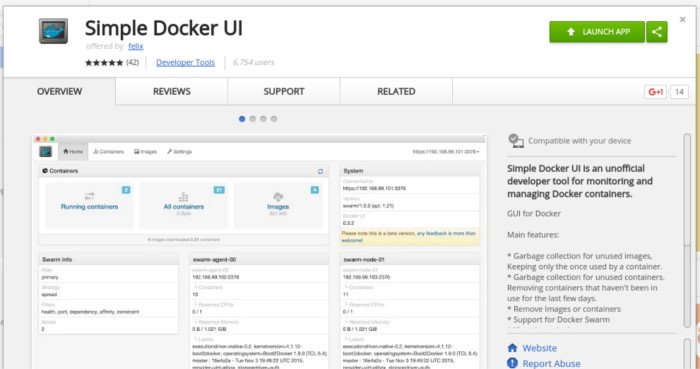 docker-simple-docker-ui-chrome-store