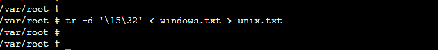 dos2unix_tr_conversion