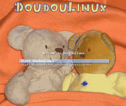doudoulinux-запускной экран